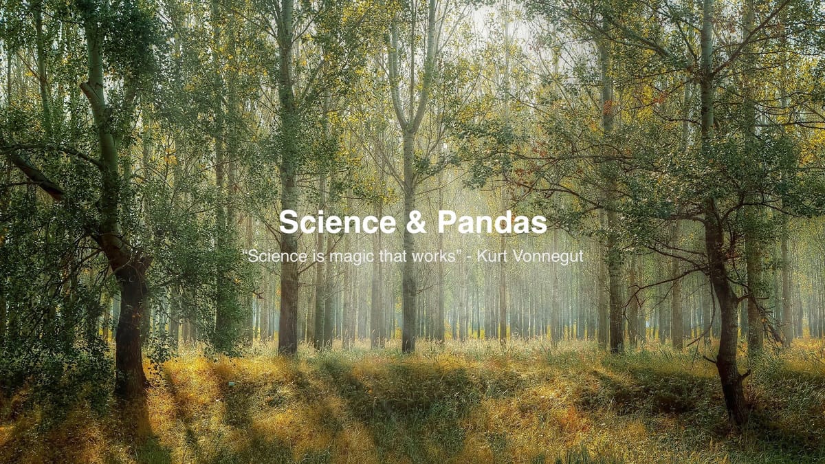 Science & Pandas